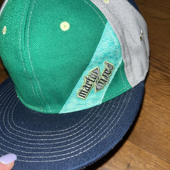 Grassroots California Limited Release Marty Party Flat Brim Fitted Cap, Size: 8 - Picture 3 of 12